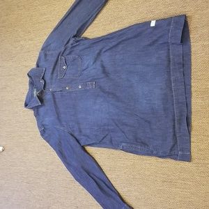 Size large, Lauren Ralph Lauren, soft denim tunic top